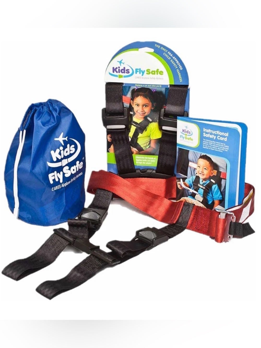 CARES KIDS FLY SAFE Child Airplane Travel Harness FAA Approved